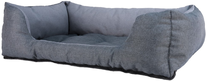 Лежак для кішок і собак FX home Diplomat M 60х40х18 см Сірий (2820000013422) - зображення 5