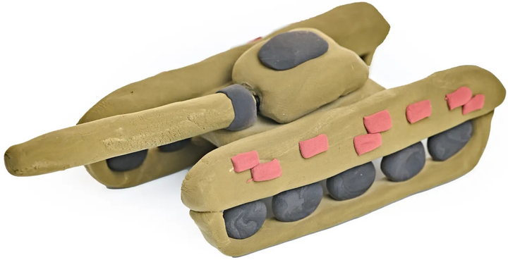 Набір пластиліну BERGER Kids Clay Army 18 баночок 270 г (8596165040316) - зображення 9