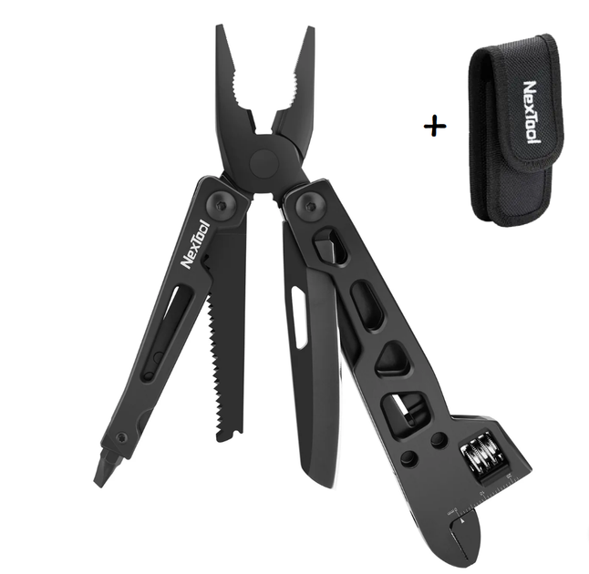 Мультитул NexTool Wrench (NE20145) с антикоррозионным покрытием, Black - Фото 1 Мультитул NexTool Wrench (NE20145) с антикоррозионным покрытием, Black - изображение 1