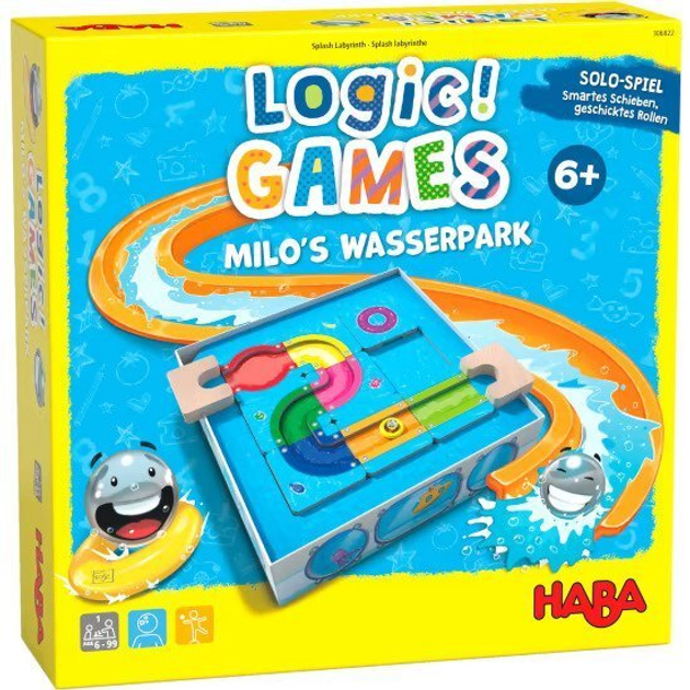 Настільна гра Haba Logic! GAMES Майло в аквапарку (польське видання) (4010168262666) - зображення 1