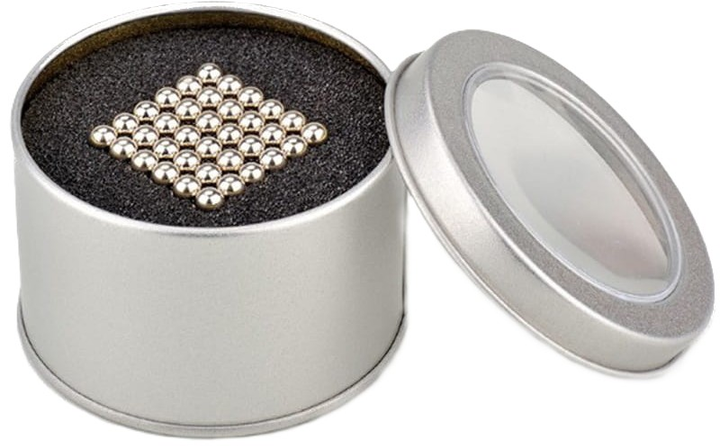 Magnetyczny konstruktor Neocube 216 kulek 5 mm Nikiel (8596165040224) - obraz 3