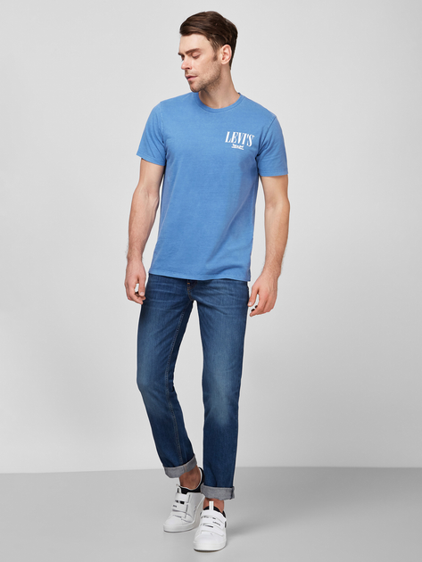 Джинси Slim fit чоловічі Levi's 511 Slim 04511-1163 34-32 Темно-сині (5415153940861) - зображення 3