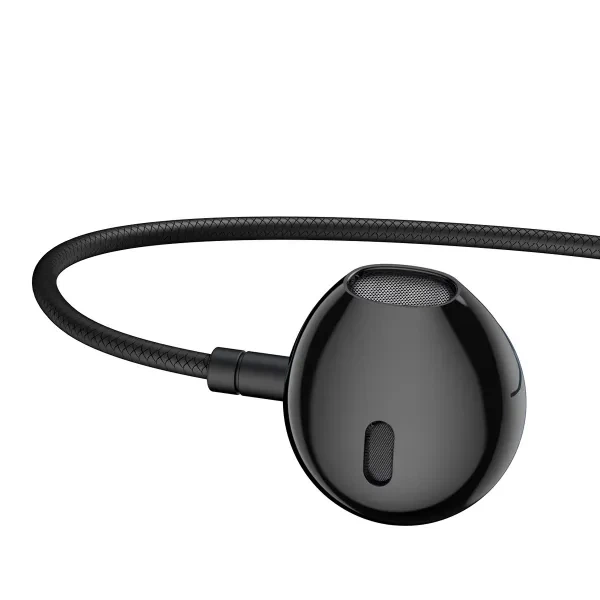 Навушники Baseus Encok H19 Wired Earphone 3.5mm Чорні - изображение 6