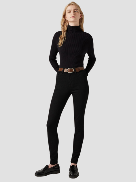 Джинси Skinny жіночі Levi's 720 Hirise Super Skinny 52797-0000 30-32 Чорні (5400537910325) - зображення 3