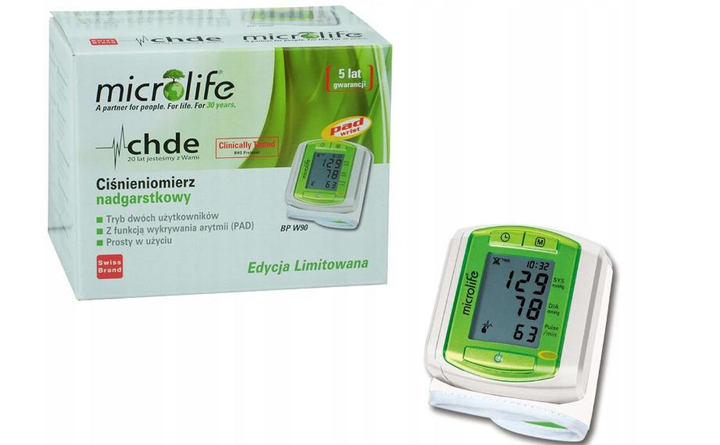 Автоматичний тонометр на зап’ястя Microlife BP W90 - зображення 1