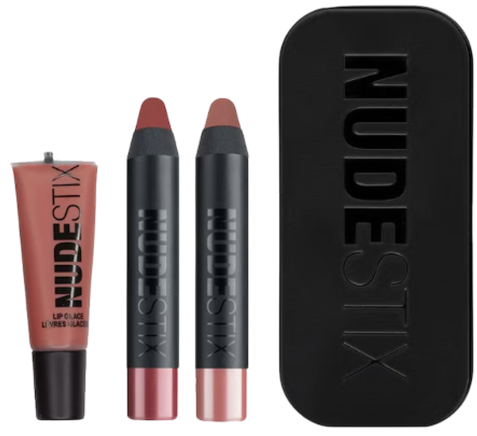 Набір помад для губ Nudestix Nude Red Hot Lip 3x2.5 мл (839174005845) - зображення 1