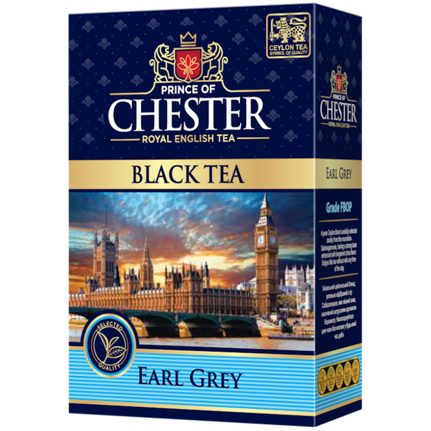 Чорний чай Chester Earl Grey 80г - Фото 1 Чорний чай Chester Earl Grey 80г - изображение 1