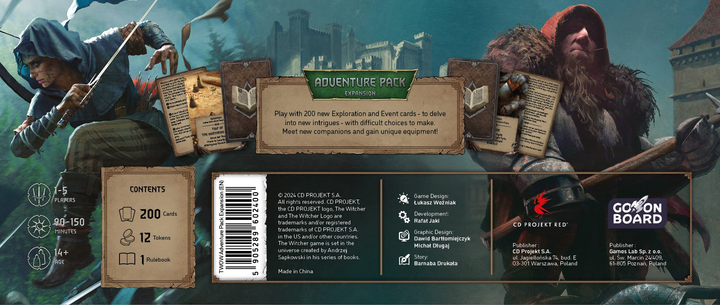 Доповнення до настільної гри Go On Board The Witcher: Old World - Adventure Pack (версія англійська) (5905289602400) - зображення 4