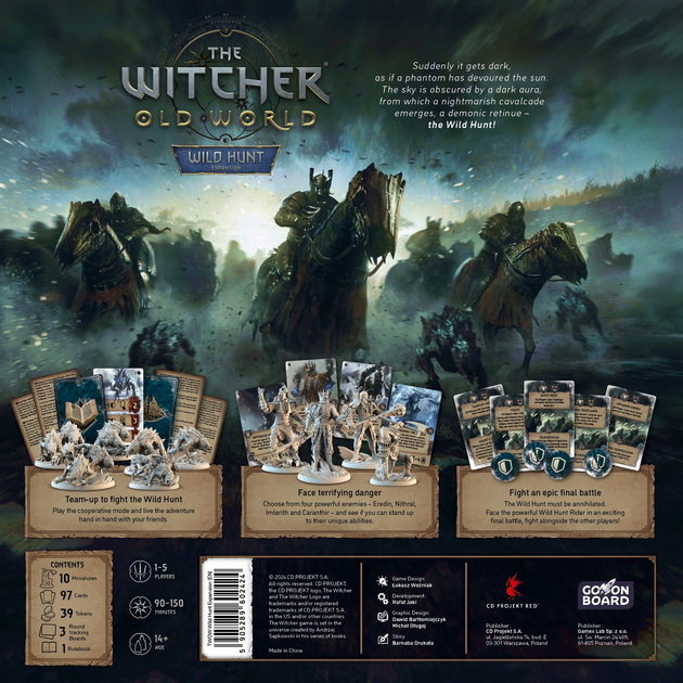 Доповнення до настільної гри Go On Board The Witcher: Old World - Wild Hunt (версія англійська) (5905289602424) - зображення 4
