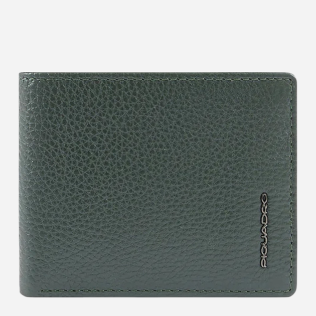 Portfel męski skórzany Piquadro PU4188MOSR/VE3 Zielony (800070308301) - obraz 1