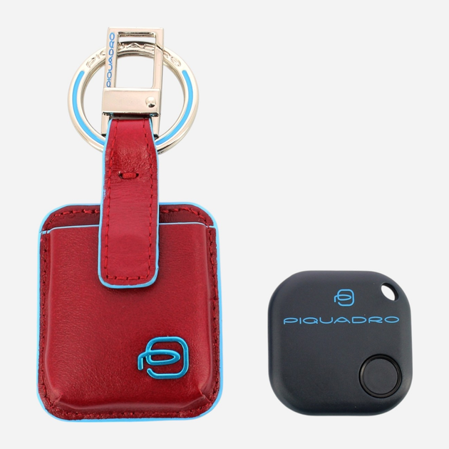 Etui na klucze skórzane Piquadro AC3954B2/R Czerwone (800070005036) - obraz 1
