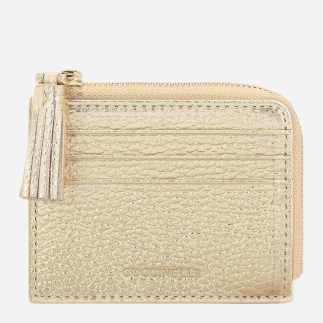 Картхолдер жіночий Coccinelle Tassel E2MU0128901-J70 Золотистий (800070296608) - зображення 1