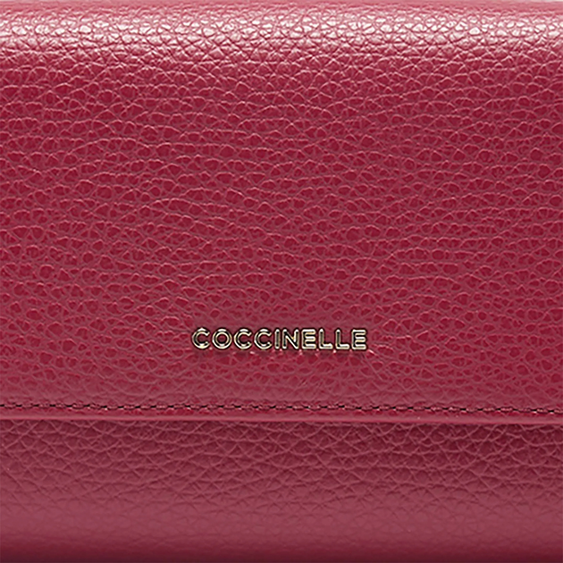 Гаманець жіночий шкіряний Coccinelle E2MW5118501-R16 Червоний (800070338283) - зображення 3