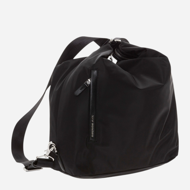Сумка хобо жіноча велика Mandarina Duck Hunter P10VCT10-651 Чорна (800070271031) - зображення 4