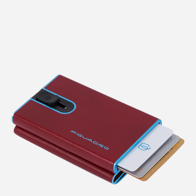 Etui na karty męskie Piquadro PP4891B2BLR/R Czerwone (800070308243) - obraz 3