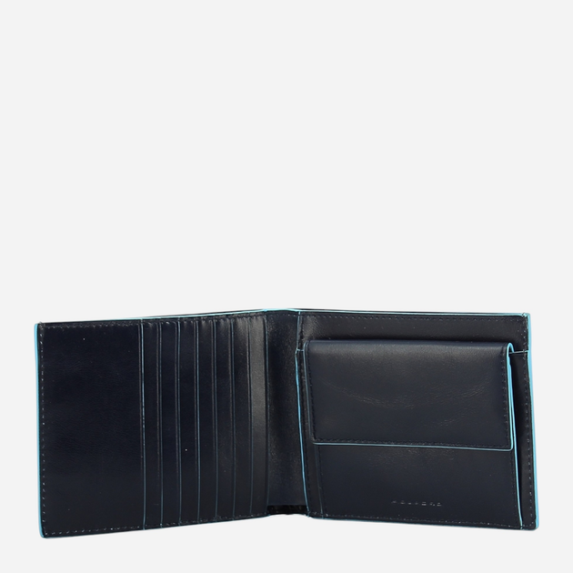 Портмоне чоловіче шкіряне Piquadro PU1239B2R/BLU2 Синє (800070002434) - зображення 3