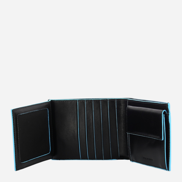 Портмоне чоловіче шкіряне Piquadro PU1240B2/N Чорне (800070004989) - зображення 4