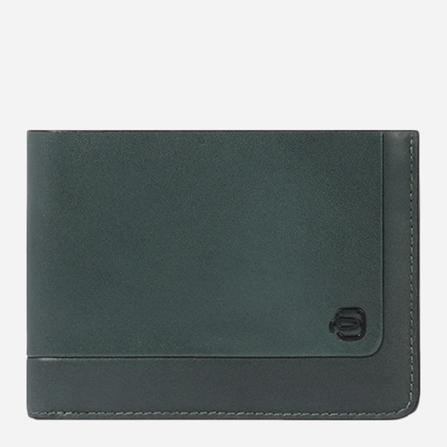 Портмоне чоловіче шкіряне Piquadro PU1392S130R/VE Зелене (800070320620) - зображення 1