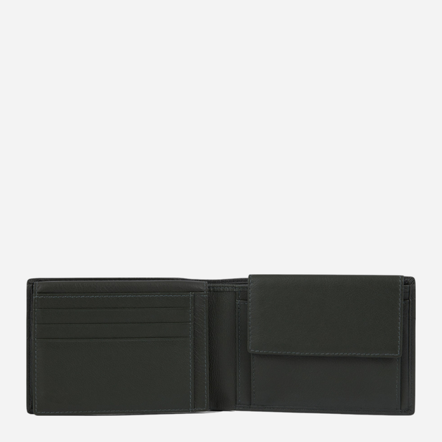 Portfel męski skórzany Piquadro PU1392UB00R/VE8 Zielony (800070308270) - obraz 3
