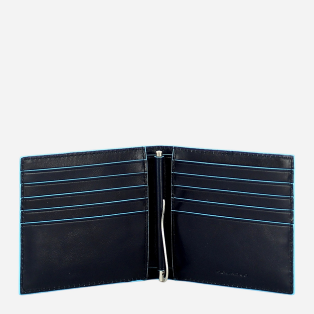 Портмоне чоловіче шкіряне Piquadro PU1666B2/BLU2 Темно-синє (800070068126) - зображення 3