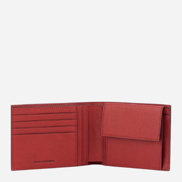 Портмоне чоловіче шкіряне Piquadro PU257B3R/R2 Червоне (800070304173) - зображення 3