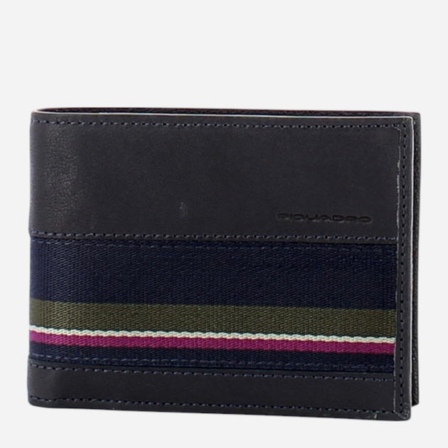 Портмоне чоловіче шкіряне Piquadro PU257B3SR/BLU3 Синє (800070047666) - зображення 1