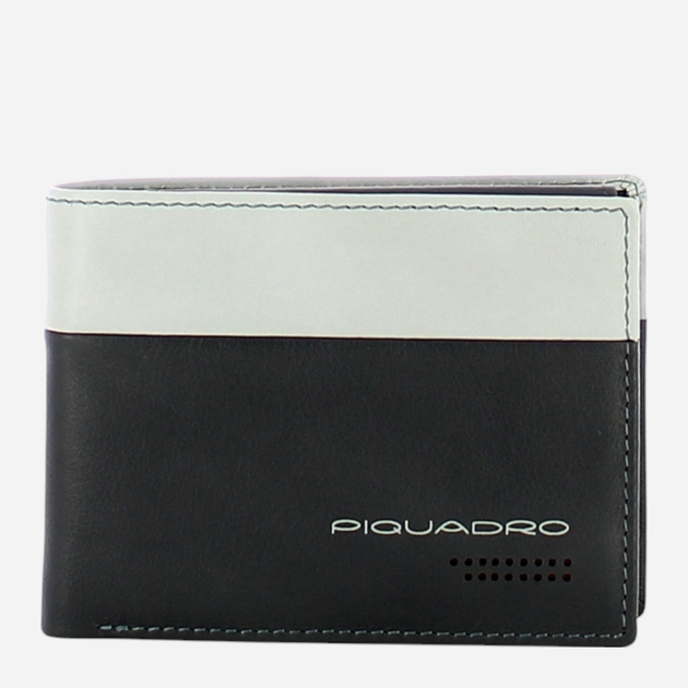 Портмоне чоловіче шкіряне Piquadro PU257UB00R/GRN Сіре (800070111641) - зображення 1