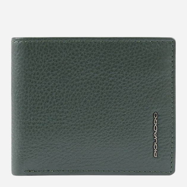 Portfel męski skórzany Piquadro PU3891MOSR/VE3 Zielony (800070308296) - obraz 1