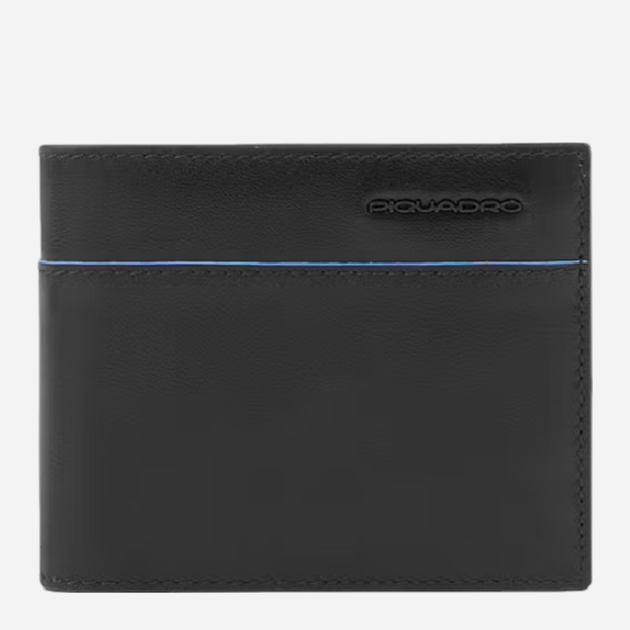 Портмоне чоловіче шкіряне Piquadro PU4188B2VR/N Чорне (800070304209) - зображення 1