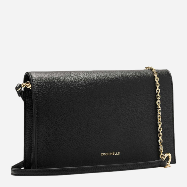Torebka kopertówka damska skórzana Coccinelle Dandymini E5S00550201-001 Czarna (800070338232) - obraz 3
