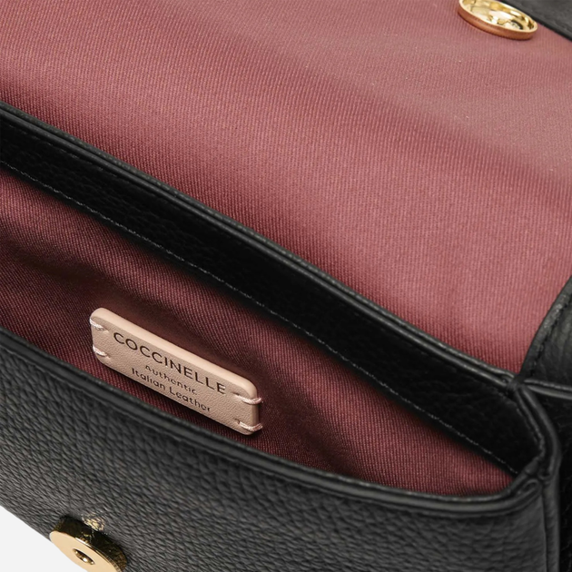 Torebka kopertówka damska skórzana Coccinelle Dandymini E5S00550201-001 Czarna (800070338232) - obraz 5