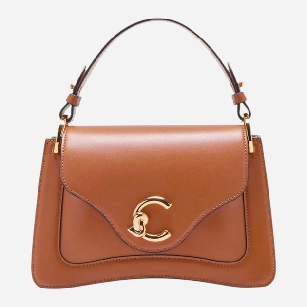 Сумка жіноча з натуральної шкіри маленька Coccinelle C-Me Calf E1SSK180201-W12 Коричнева (800070338299) - зображення 1
