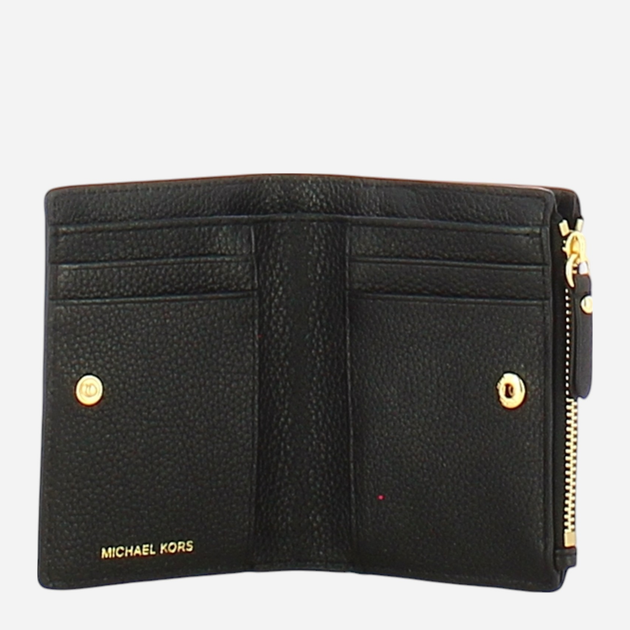 Гаманець жіночий шкіряний Michael Kors 34F9GJ6F2L-001 Чорний (800070263213) - зображення 3