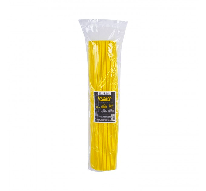 Запаска сменная Eco Fabric PVA для швабры Бабочка мягкая 27х6 см Желтая (EF-0527-SY) - изображение 2
