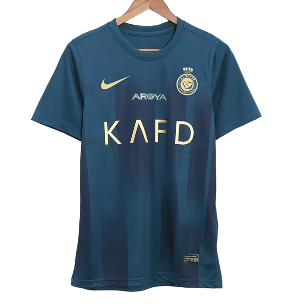 Дитяча футбольна форма Nike Ronaldo (Роналдо) Al-Nasr (Аль-Наср) 23/24, розмір 26 (зріст 140–150 см), темно синя - изображение 2
