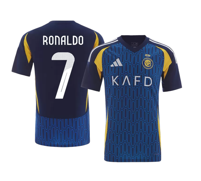 Дитяча футбольна форма Adidas Ronaldo (Роналдо) Al-Nasr (Аль-Наср) 2025, розмір 20 (зріст 115–125 см), темно синя - изображение 2