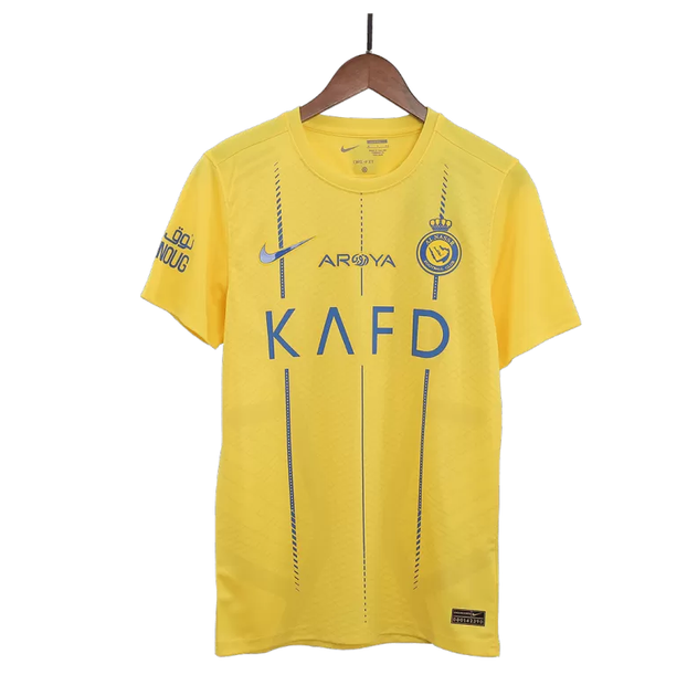 Дитяча футбольна форма Nike Ronaldo (Роналдо) Al-Nasr (Аль-Наср) 23/24, розмір 24 (зріст 130–140 см), жовта - изображение 5