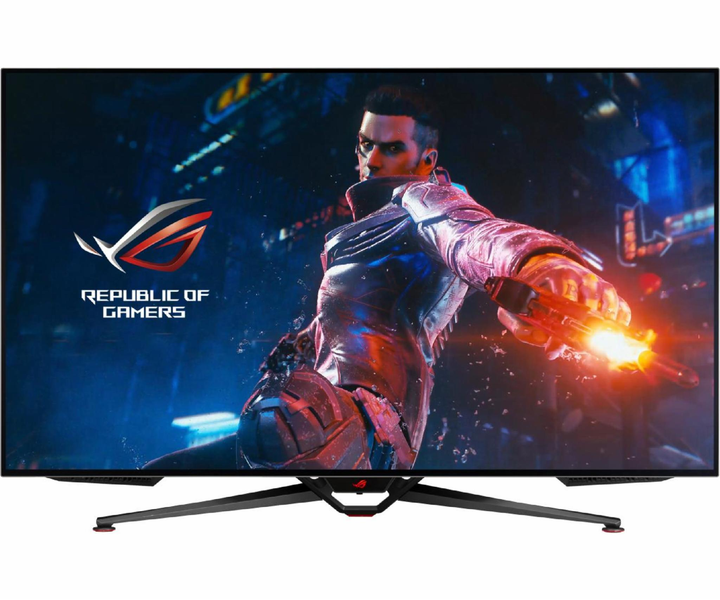 Монитор геймерский 47.5" 120Hz ASUS ROG Swift OLED PG48UQ 4K безрамочный - изображение 1