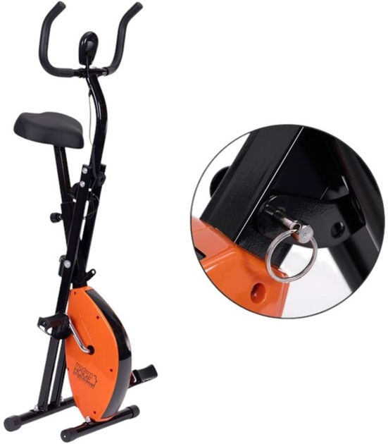 Велотренажер ModernHome by Multistore GB-BB-5081 Orange (5905817004393) - зображення 6