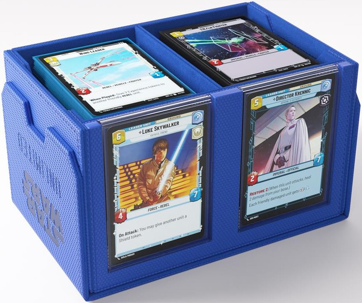 Premium pudełko Gamegenic Star Wars Unlimited na 2 talie do gry Blue (4251715413845) - obraz 9