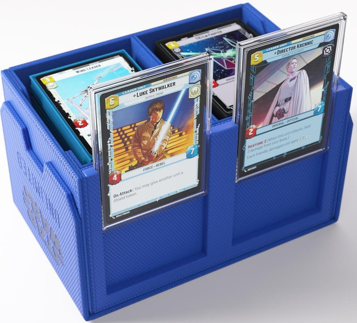 Premium pudełko Gamegenic Star Wars Unlimited na 2 talie do gry Blue (4251715413845) - obraz 14