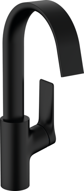 Змішувач Vivenis 210 для умивальника з поворотним носиком та донним клапаном pop-up Matt Black (75030670) - Фото 1 Змішувач Vivenis 210 для умивальника з поворотним носиком та донним клапаном pop-up Matt Black (75030670) - зображення 1