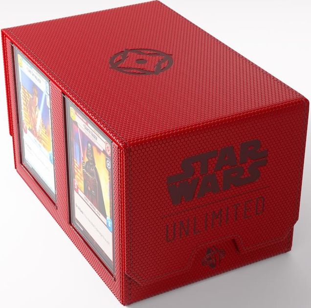 Преміальний футляр Gamegenic Star Wars Unlimited для 2 колод карт Червоний (4251715413852) - зображення 7