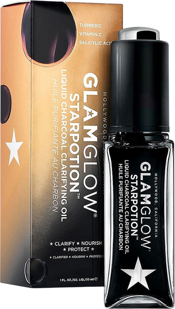 Olejek do twarzy GlamGlow Starpotion z węglem drzewnym 30 ml (889809006471) - obraz 1