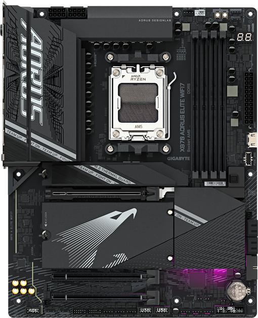 Płyta główna Gigabyte X870 AORUS ELITE WIFI7 (sAM5, AMD X870, PCI-Ex16) - obraz 1