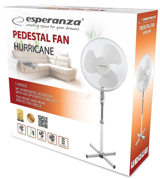 Wentylator Esperanza EHF001WW (955555906183478) - Outlet - obraz 2