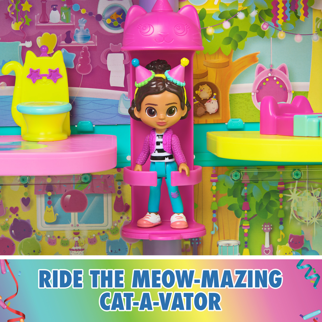Ігровий набір Spin Master Gabby's Dollhouse Purrfect Dollhouse Rainbow (0681147027183) (955555908642646) - Уцінка - зображення 6