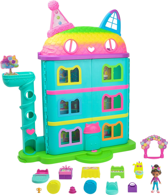 Ігровий набір Spin Master Gabby's Dollhouse Purrfect Dollhouse Rainbow (0681147027183) (955555908642653) - Уцінка - зображення 4