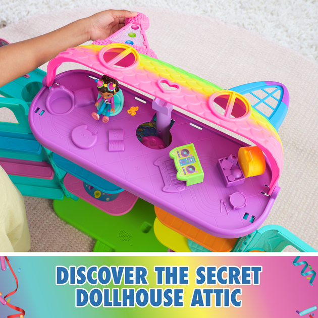 Ігровий набір Spin Master Gabby's Dollhouse Purrfect Dollhouse Rainbow (0681147027183) (955555908642646) - Уцінка - зображення 11