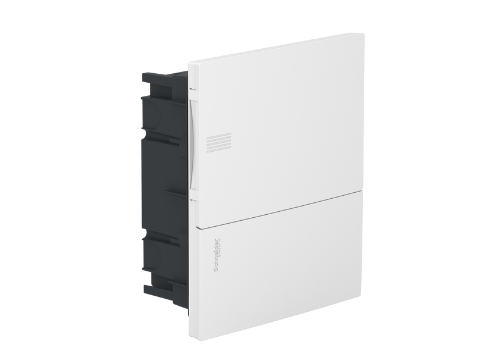 Щит врезной Schneider Electric Resi9 Mini Pragma 8 модулей с белой дверью (MIP22108) - Фото 2 Щит врезной Schneider Electric Resi9 Mini Pragma 8 модулей с белой дверью (MIP22108) - изображение 2